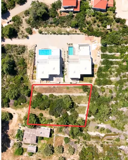 BUILDING PLOT WITH PANORAMIC SEAVIEW ON NOVA COVE