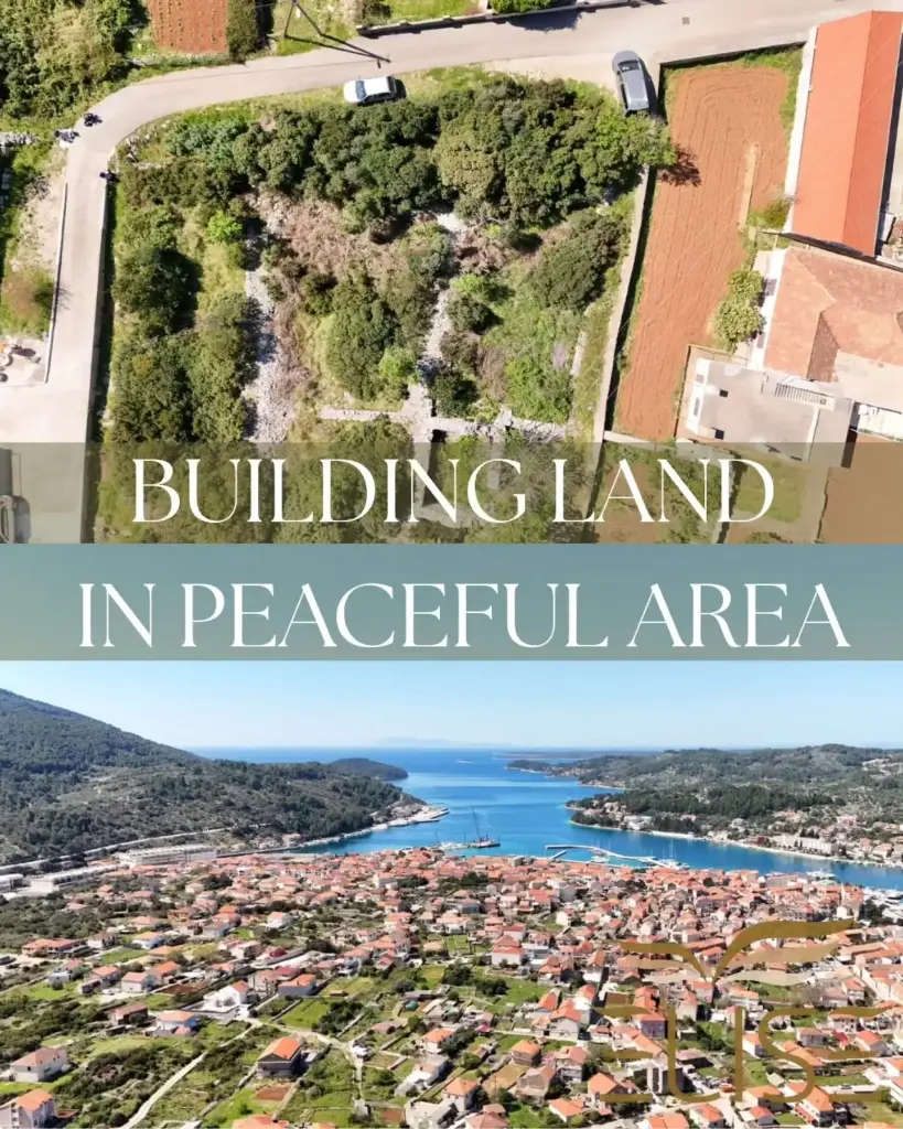 BAUGRUNDSTÜCK IN VELA LUKA – RUHIGE LAGE